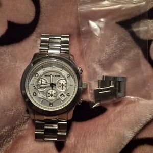 Michael Kors Silver Chronograph Watch
